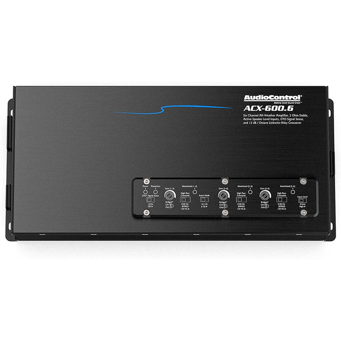 Audio Control ACX-600.6 All Weather 6 Channel Amplifier for Marine and Motorsports Applications - ACX6006