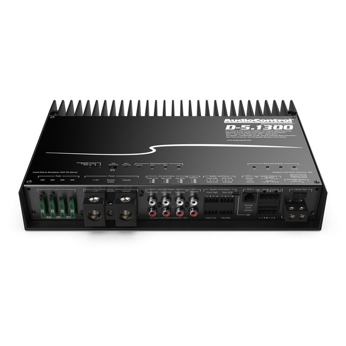 AudioControl D-5.1300 High Power DSP Multi-Channel Car Amplifier, Accubass Amp - D51300