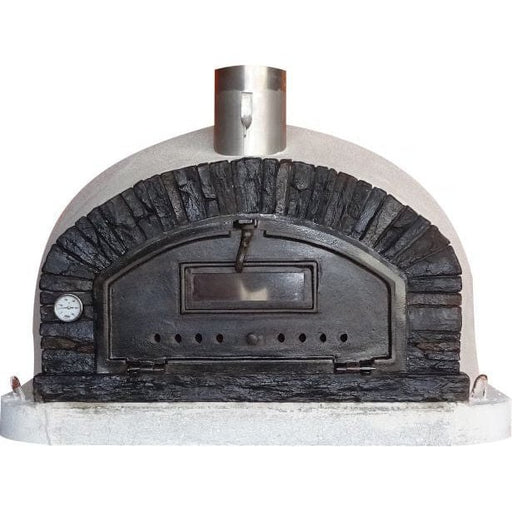 Authentic Pizza Ovens 'Buena Ventura Preto’ Premium Wood-Fired Pizza Oven / Handmade, Brick, Stacked Stone, Bake, Roast / BUENAB