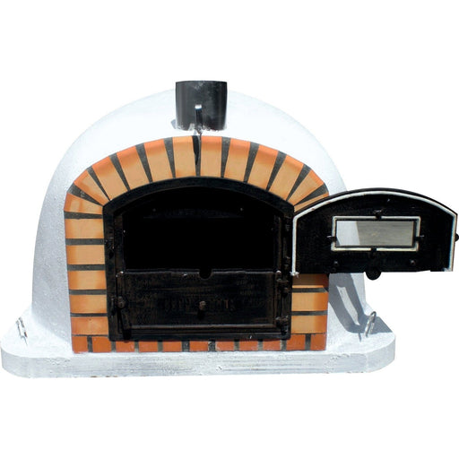Authentic Pizza Ovens 'Lisboa' Premium Wood-Fired Pizza Oven / Handmade, Brick, Bake, Roast, Rotisserie / LISPREM