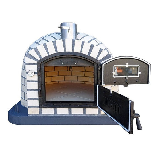 Authentic Pizza Ovens ‘Lisboa Roma’ Premium Wood-Fired Pizza Oven / Handmade, Brick, Bake, Roast, Rotisserie / LISROMPREM