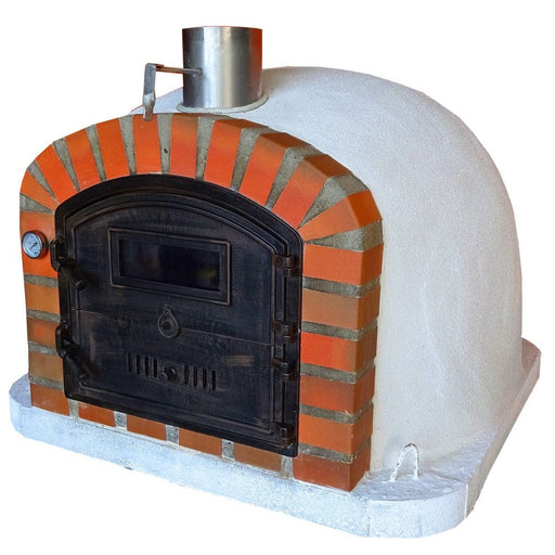 Authentic Pizza Ovens ‘Lisboa Rustic Arch’ Premium Wood-Fired Pizza Oven / Handmade, Brick, Bake, Roast, Rotisserie / LISRAPREM