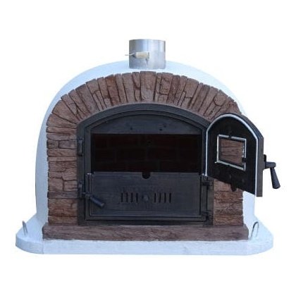 Authentic Pizza Ovens ‘Ventura Sierra’ Premium Wood-Fired Pizza Oven / Handmade, Brick, Stacked Stone, Bake, Roast, Rotisserie / VENTR
