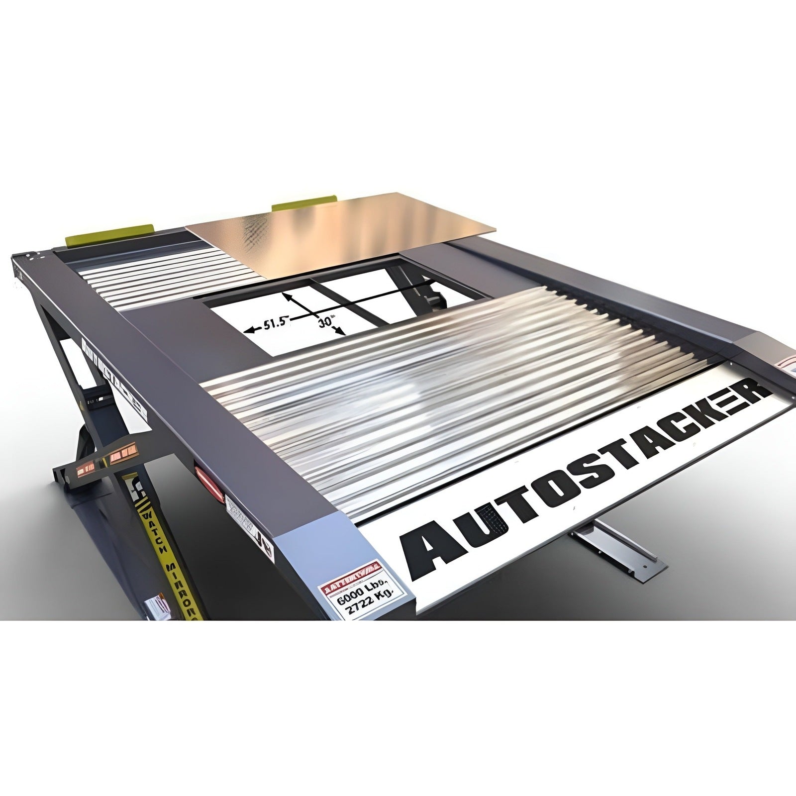 Autostacker A6W-OPT1-G 6,000 Lbs STD Console w/PU, WIDE Parking Lift Galvanized - 5175282