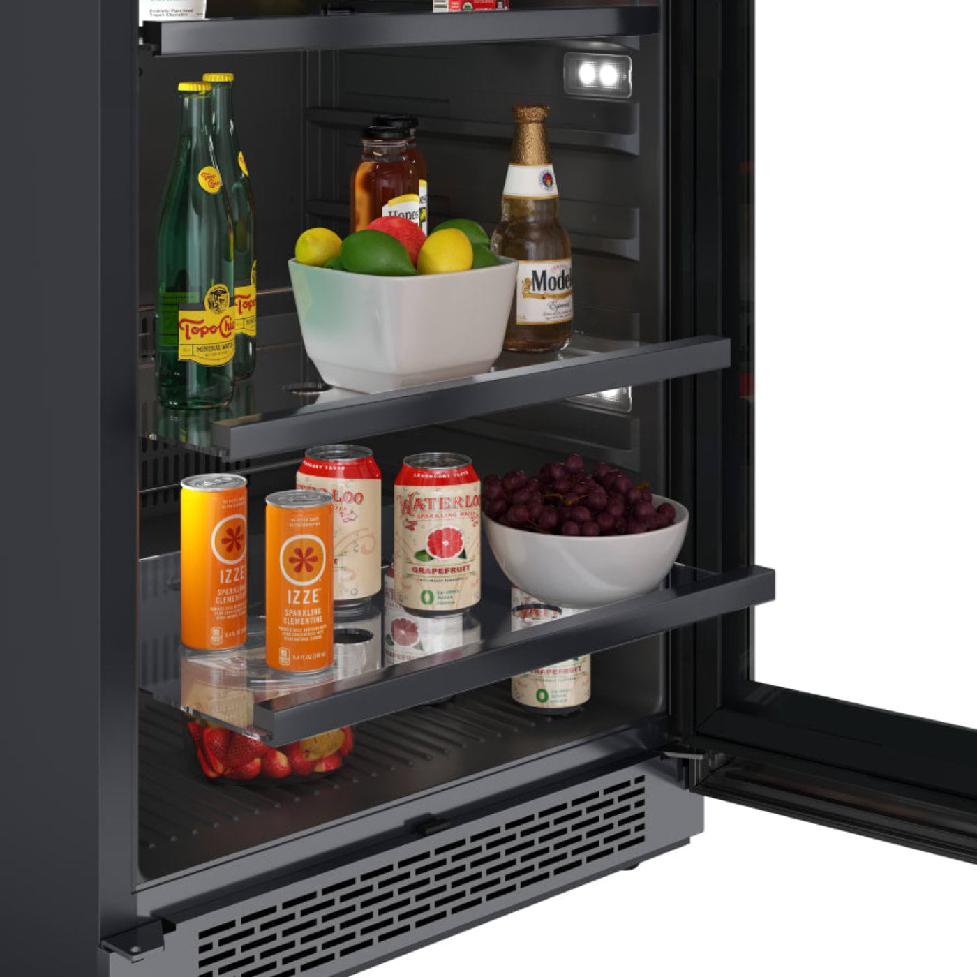 Avallon 24 Inch Wide 149 Can Capacity Undercounter Beverage Cooler - ABR242BLSS - ABR242BLSS