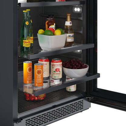 Avallon 24 Inch Wide 149 Can Capacity Undercounter Beverage Cooler - ABR242BLSS - ABR242BLSS