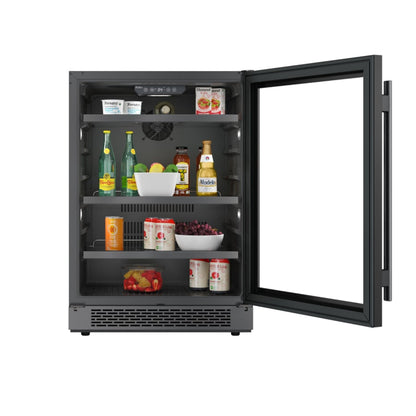 Avallon 24 Inch Wide 149 Can Capacity Undercounter Beverage Cooler - ABR242BLSS - ABR242BLSS