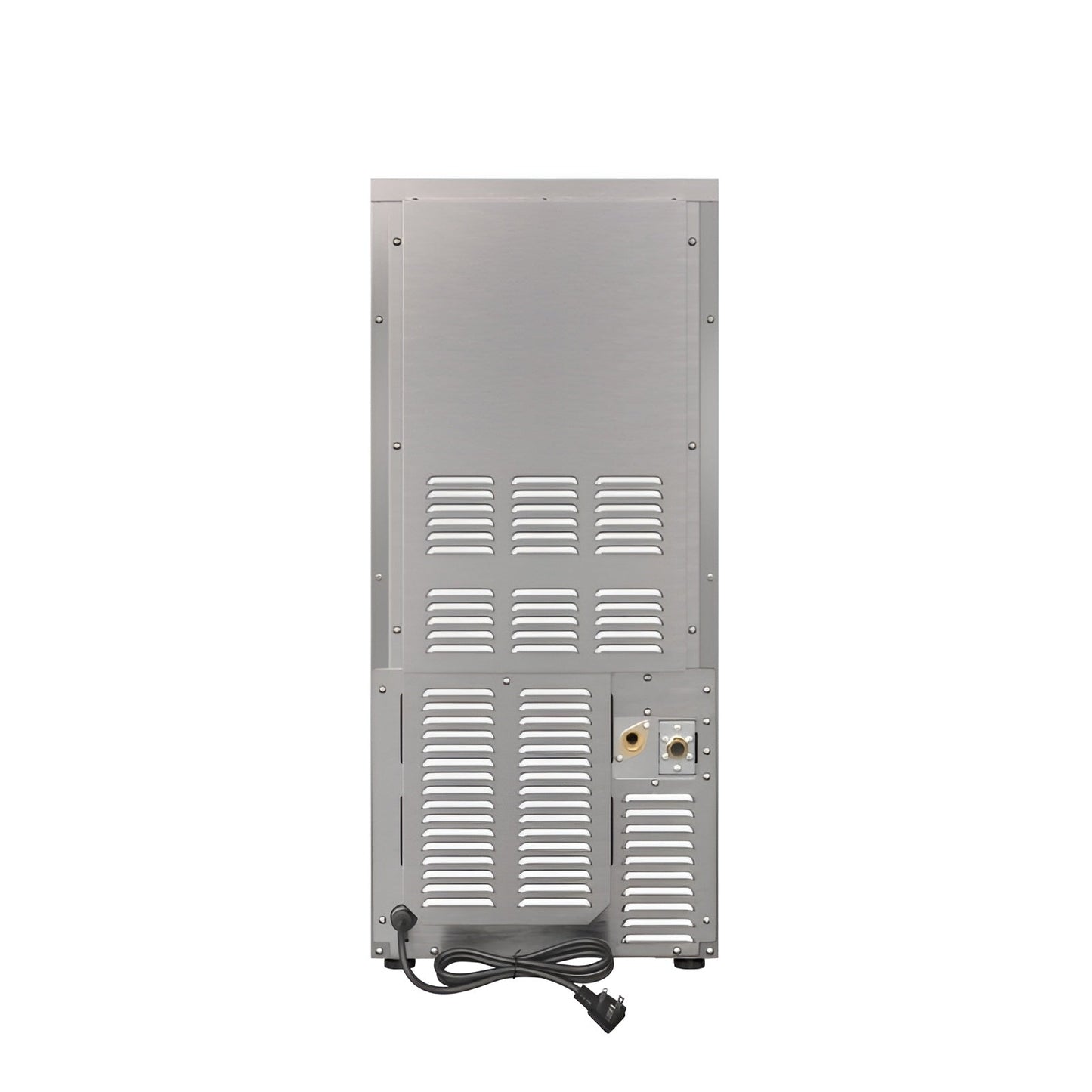 Avallon 15 Inch Wide 26 Lbs. Built-In / Free Standing Outdoor Ice Maker with 56 Lbs. Daily Ice Production and Factory Installed Pump - AIMG151PSSOLH