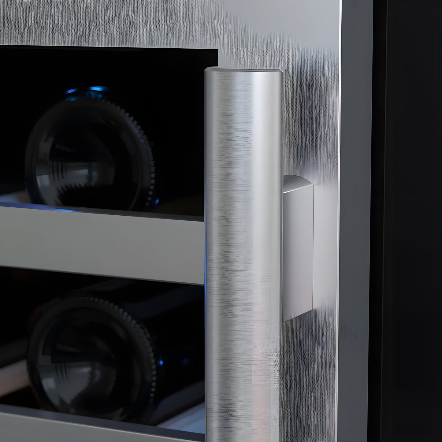 Avallon 15 Inch Wide 23 Bottle Capacity Dual Zone Wine Cooler with Left Swing Door - AWC152DZLH