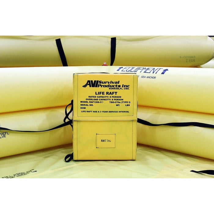 AVI Survival Life Raft, 6-12 Person FAA TSO-C70a – Type I - RAF1206-301