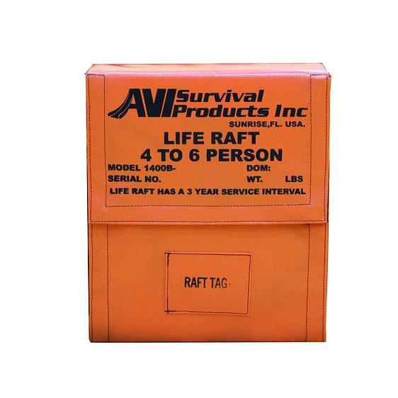 AVI Survival Aviation Life Raft 4 Person - NON TSO - 1400B-1