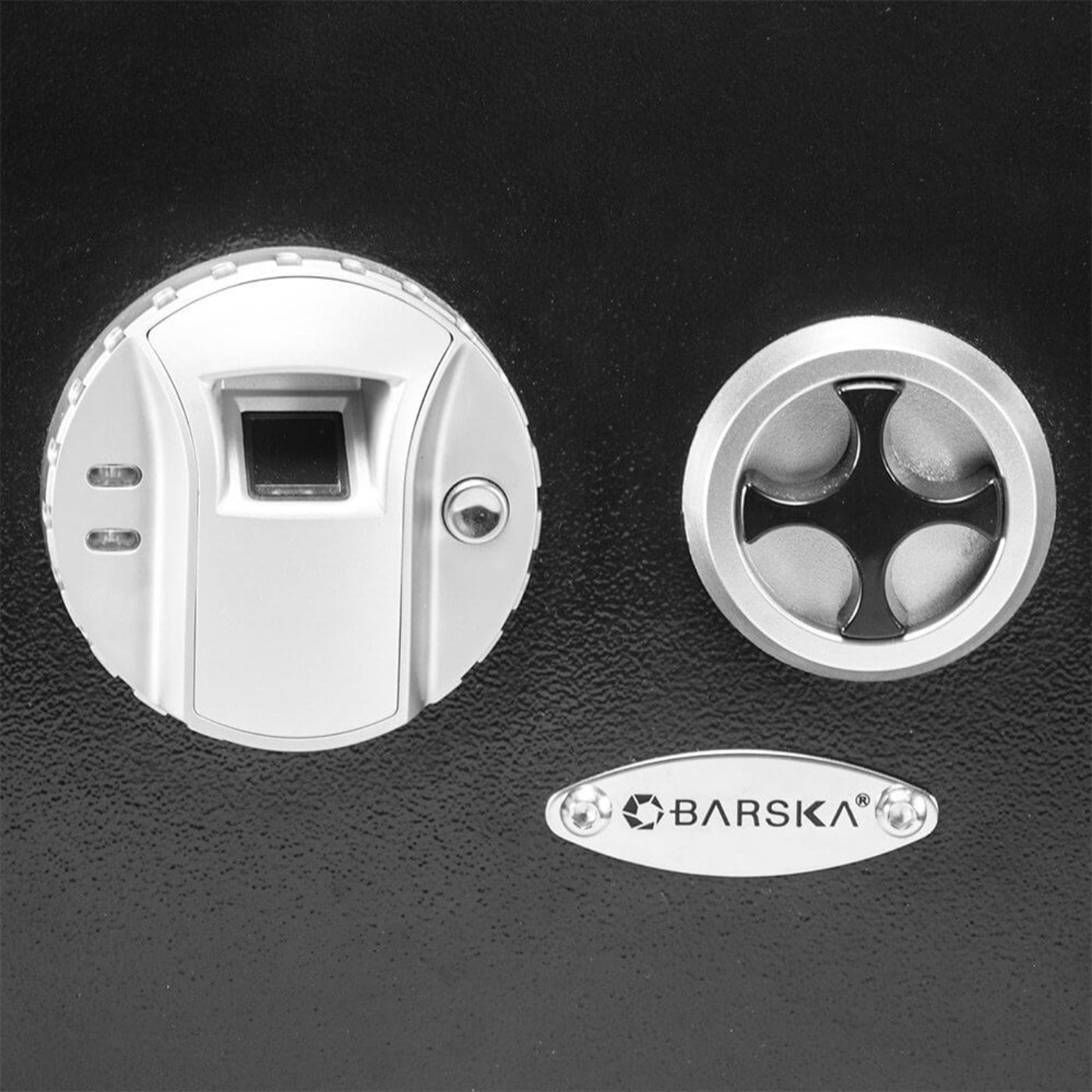 Liberty Safe Barska Biometric Wall Safe Left Hand Opening AX13034