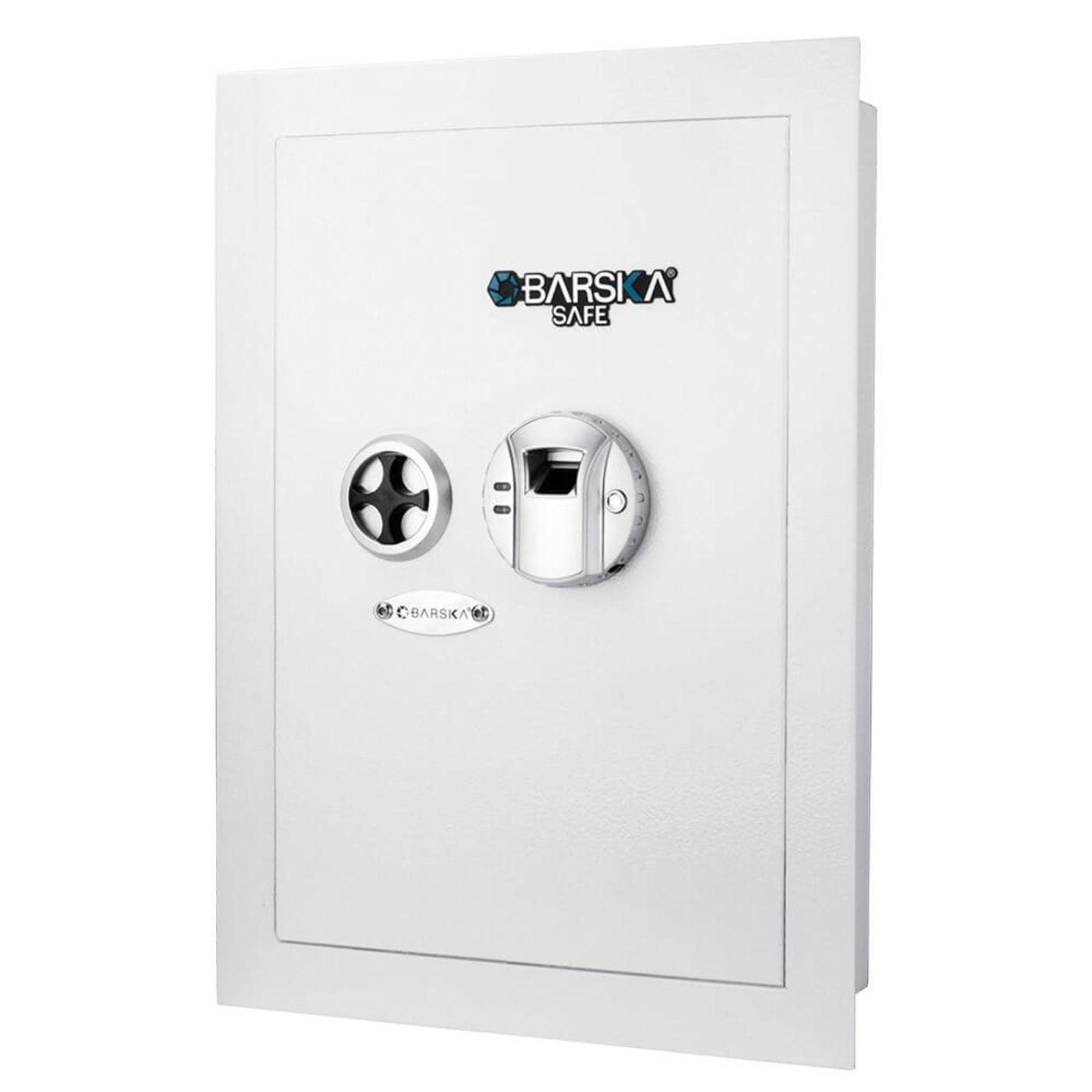 Liberty Safe Barska Biometric Wall Safe White AX13030