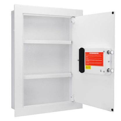 Liberty Safe Barska Biometric Wall Safe White AX13030