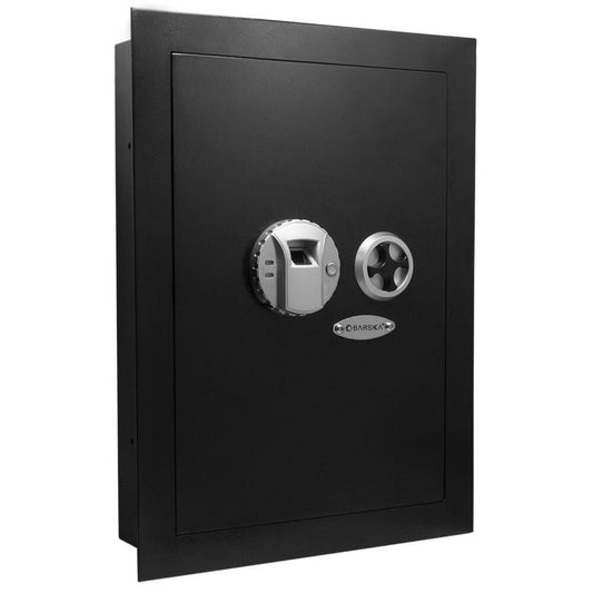 Liberty Safe Barska Biometric Wall Safe Left Hand Opening AX13034