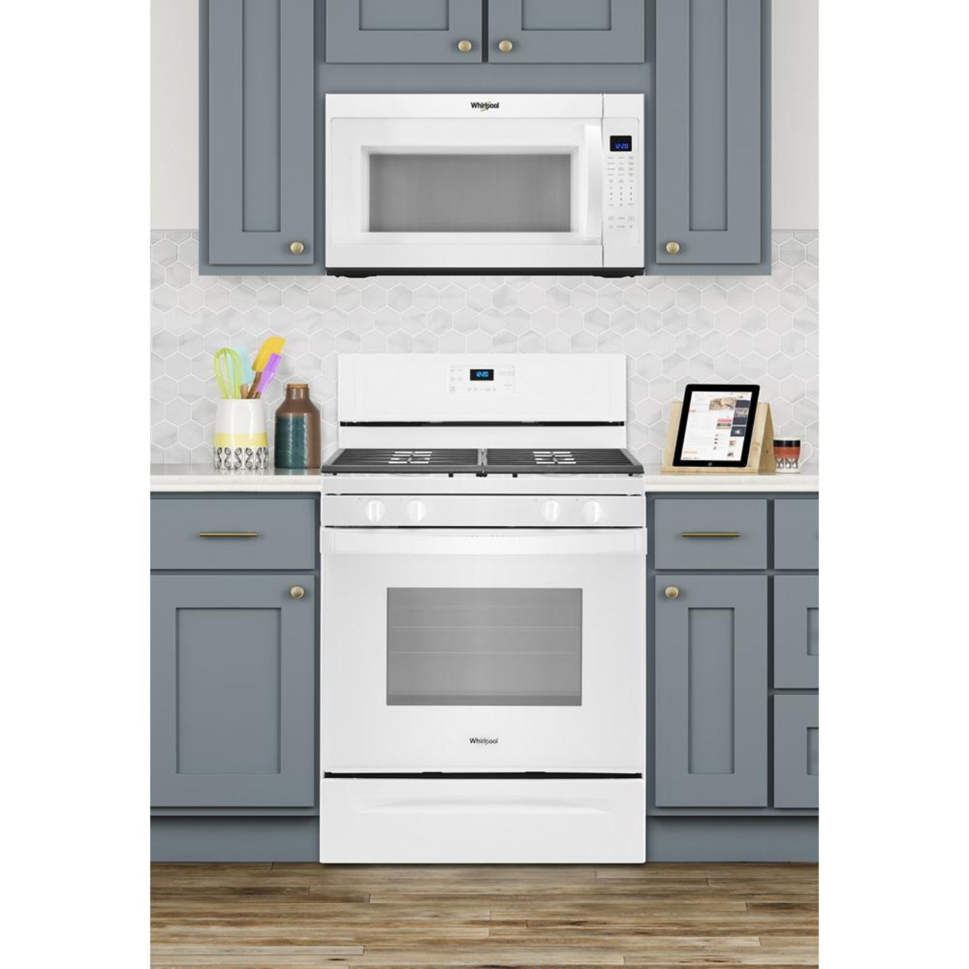 WHIRLPOOL WFG515S0JW 5.0 cu. ft. Whirlpool® gas range with SpeedHeat burner - WFG515S0JW-KT