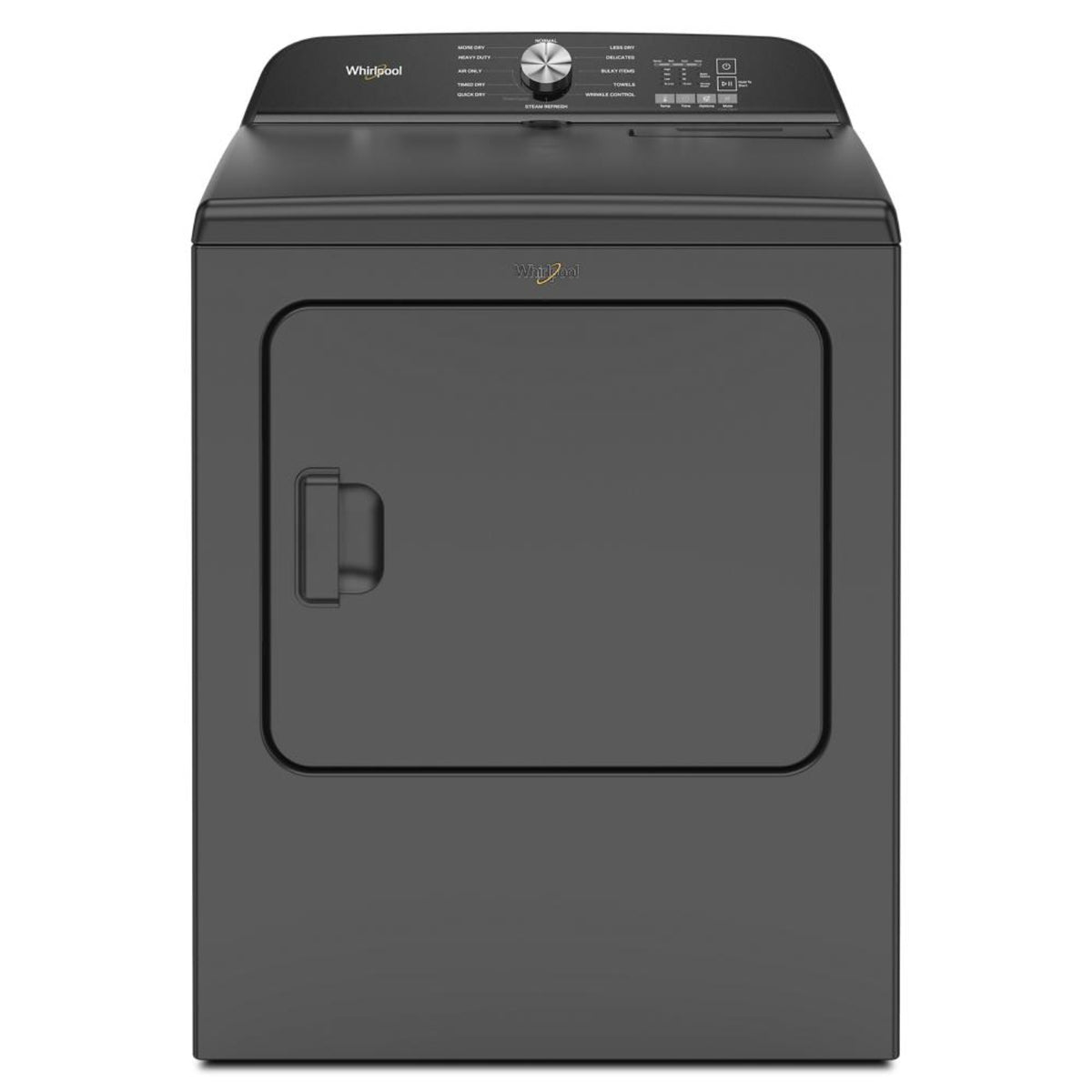 WHIRLPOOL WED6150PB 7.0 Cu. Ft. Whirlpool® Top Load Electric Dryer with Moisture Sensor - WED6150PB-KT