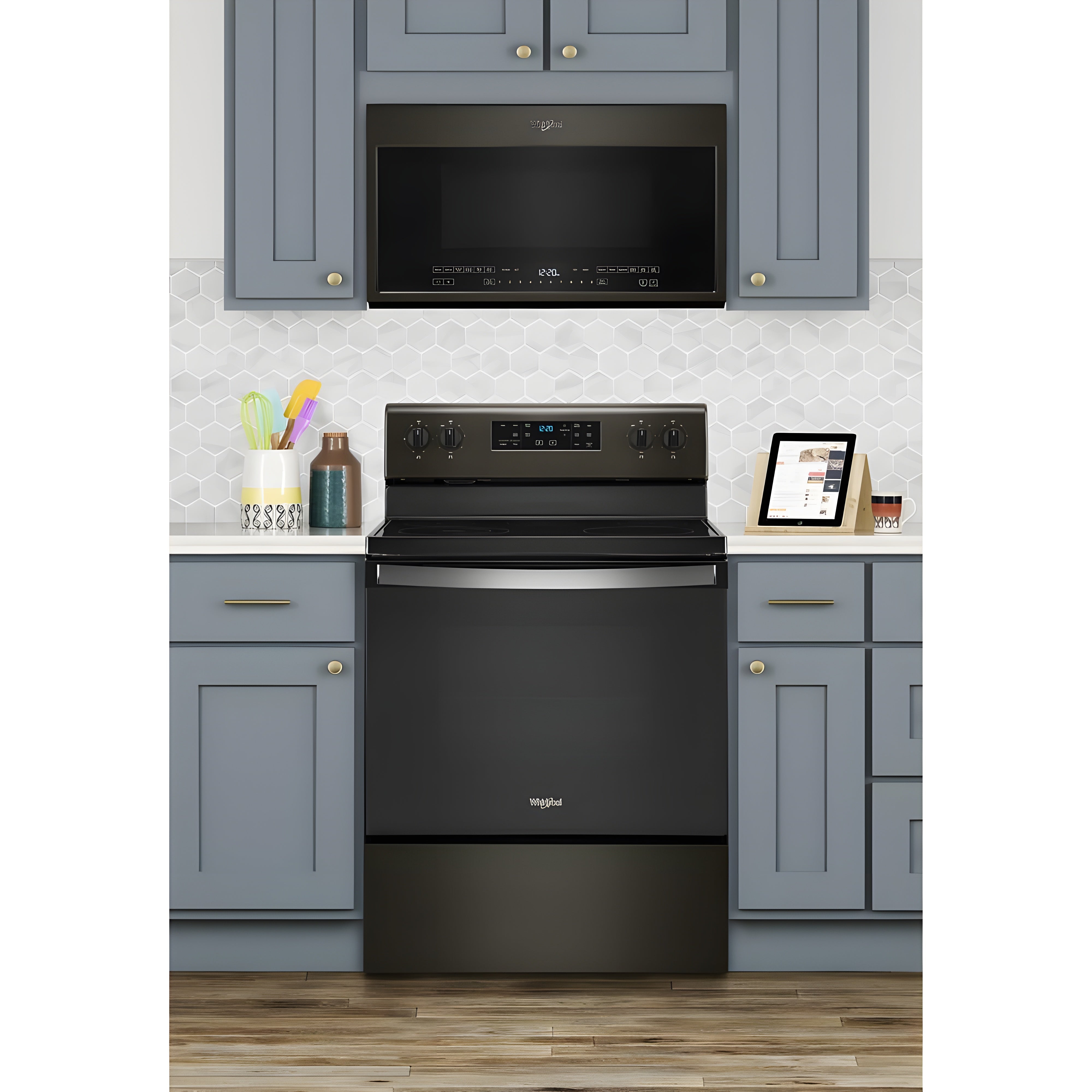 WHIRLPOOL WFE505W0JV 5.3 cu. ft. Whirlpool® electric range with Frozen Bake technology - WFE505W0JV-KT