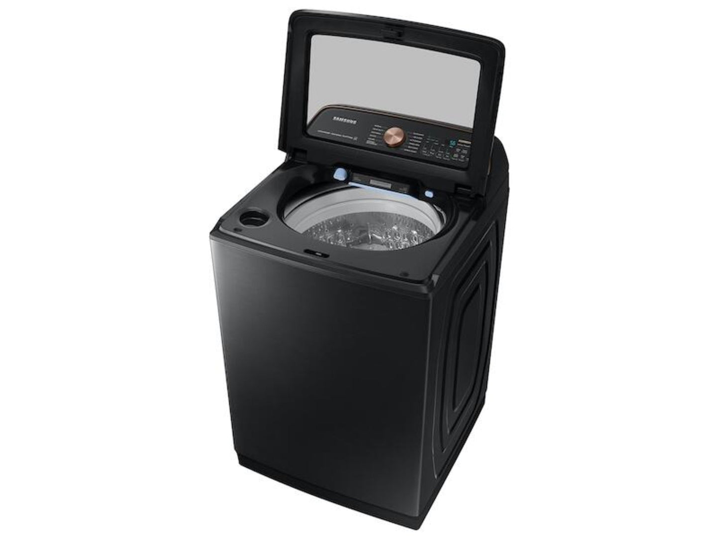 SAMSUNG 5.5 CF SMART TL WASHER W AUTO DISPENSE SYSTEM AND SUPER SPEED - WA55A7700AV-KT
