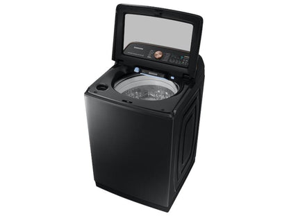 SAMSUNG 5.5 CF SMART TL WASHER W AUTO DISPENSE SYSTEM AND SUPER SPEED - WA55A7700AV-KT