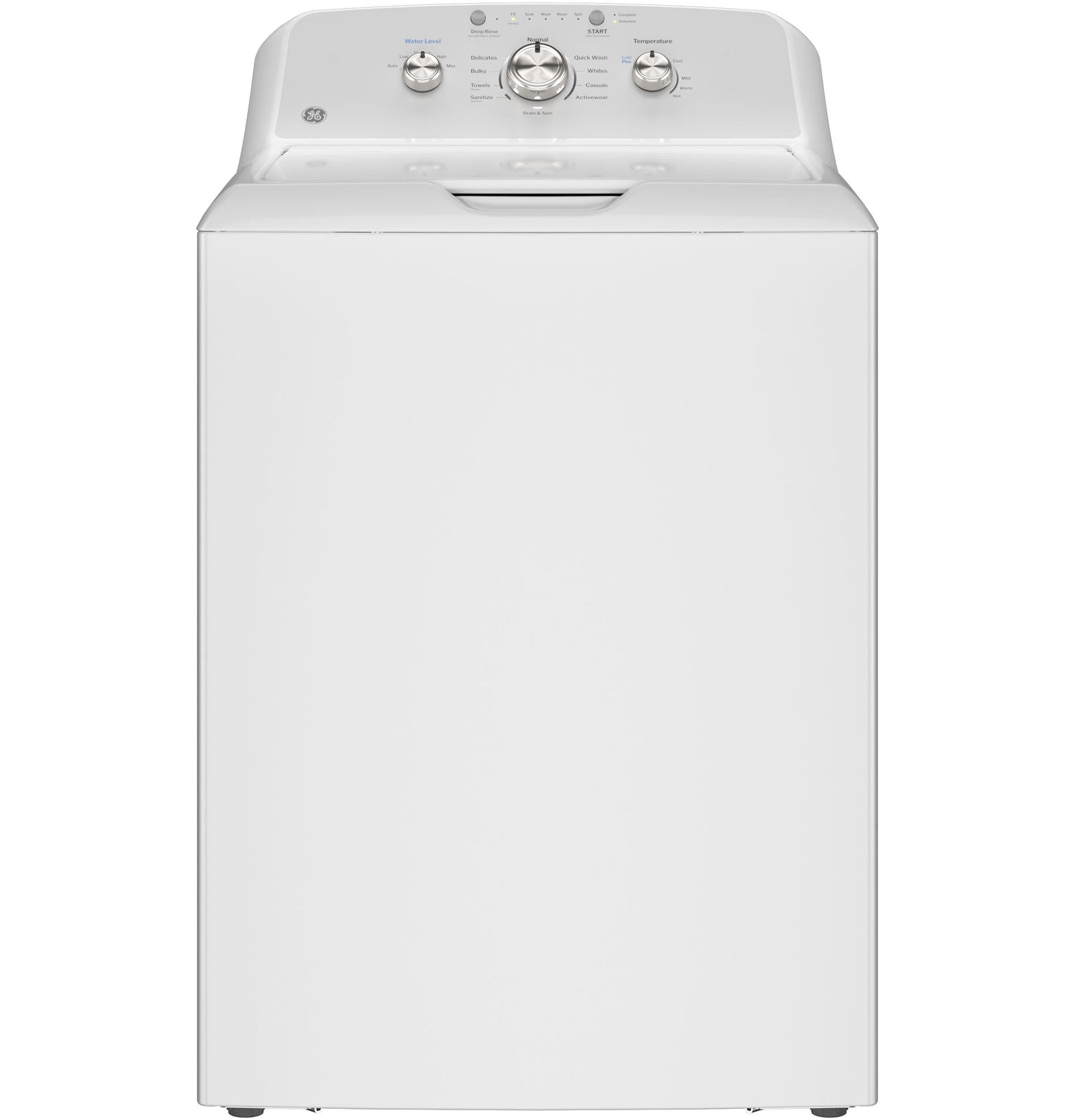 GE APPLIANCES GTW385ASWWS GE(R) 4.3 cu. ft. Capacity Washer with Stainless Steel&#x00A0;Basket,Cold&#x00A0;Plus and Water Level Control&#x200B; - GTW385ASWWS-KT