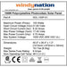 WindyNation 400 Watt Solar Panel Kit with 400ah AGM Battery New - SOK-400WP-P30L-400B