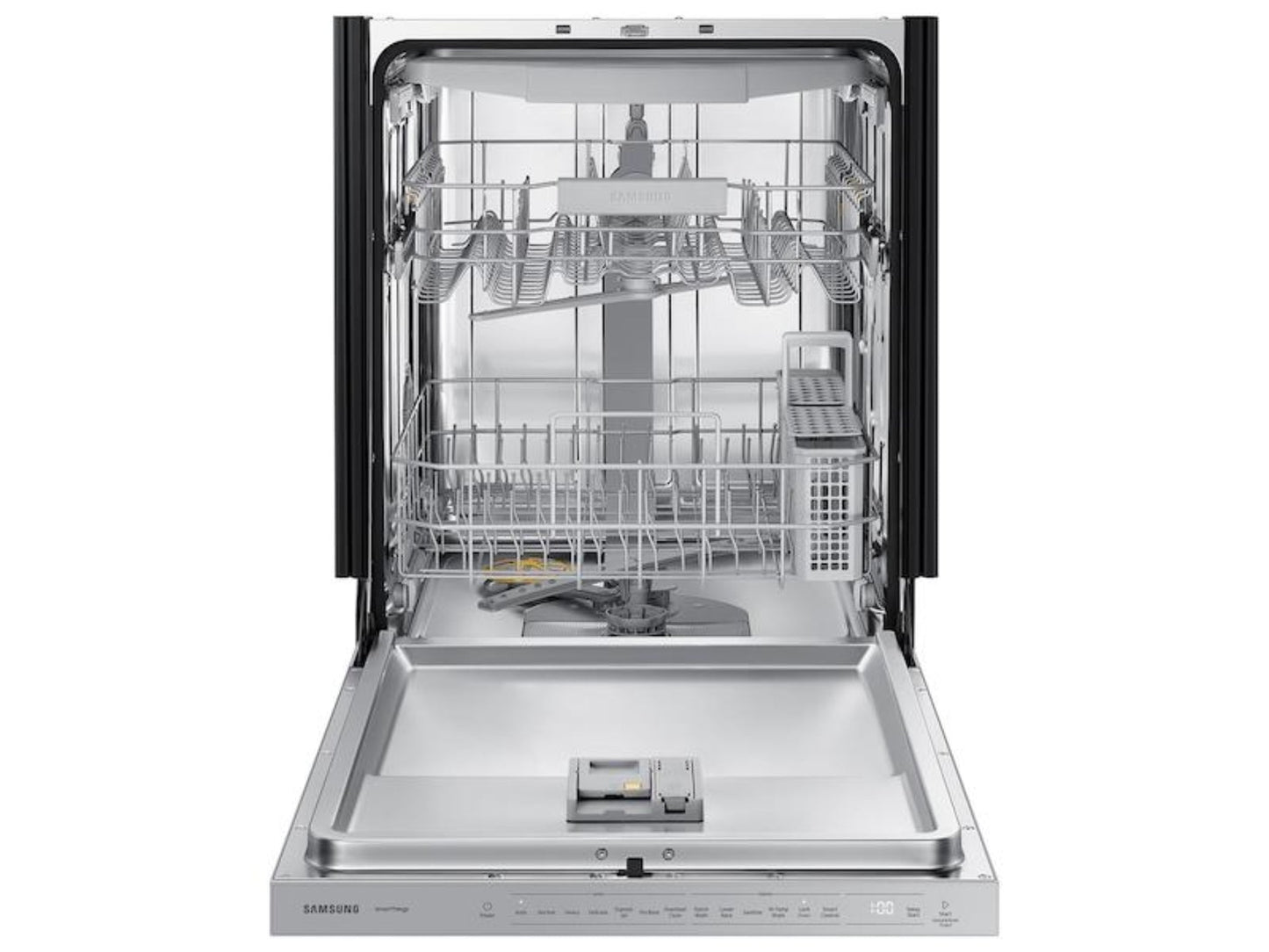 SAMSUNG Bespoke AutoRelease Smart 46dBA Dishwasher with StormWash(TM) in White Glass - DW80CB545012-KT