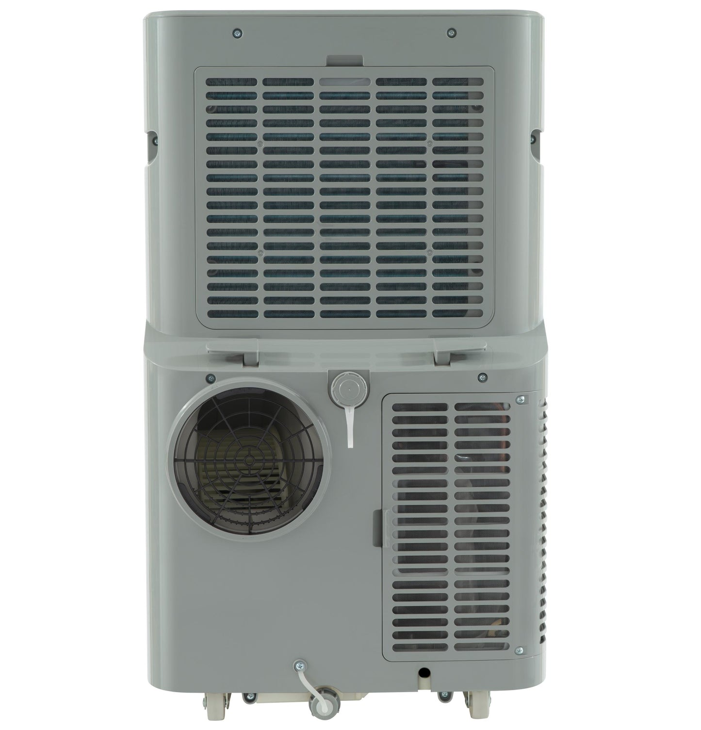 GE APPLIANCES APSD08JASG GE(R) 8,500 BTU Heat/Cool Portable Air Conditioner with Dehumidifier and Remote, Grey - APSD08JASG-KT