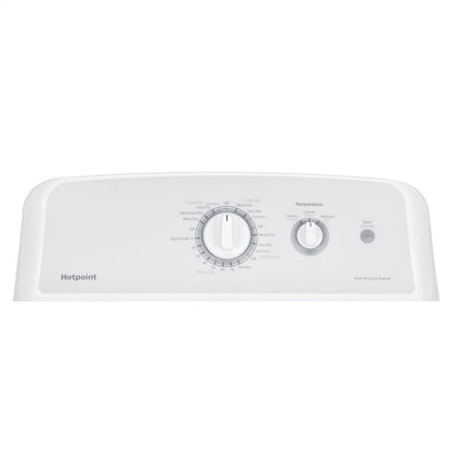 HOTPOINT 6.2 cu. ft. Capacity aluminized alloy Gas Dryer - HTX24GASKWS-KT