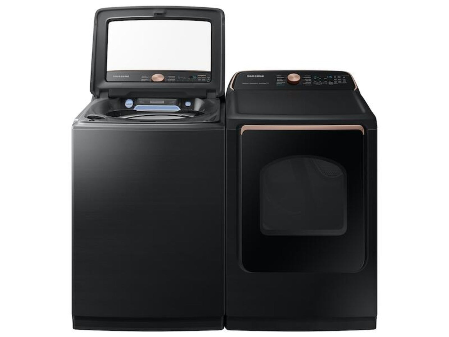 SAMSUNG 7.4 CF SMART GAS DRYER W STEAM SANITIZE+ AND SENSOR DRY - DVG55A7700V-KT