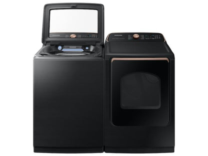 SAMSUNG 7.4 CF SMART GAS DRYER W STEAM SANITIZE+ AND SENSOR DRY - DVG55A7700V-KT