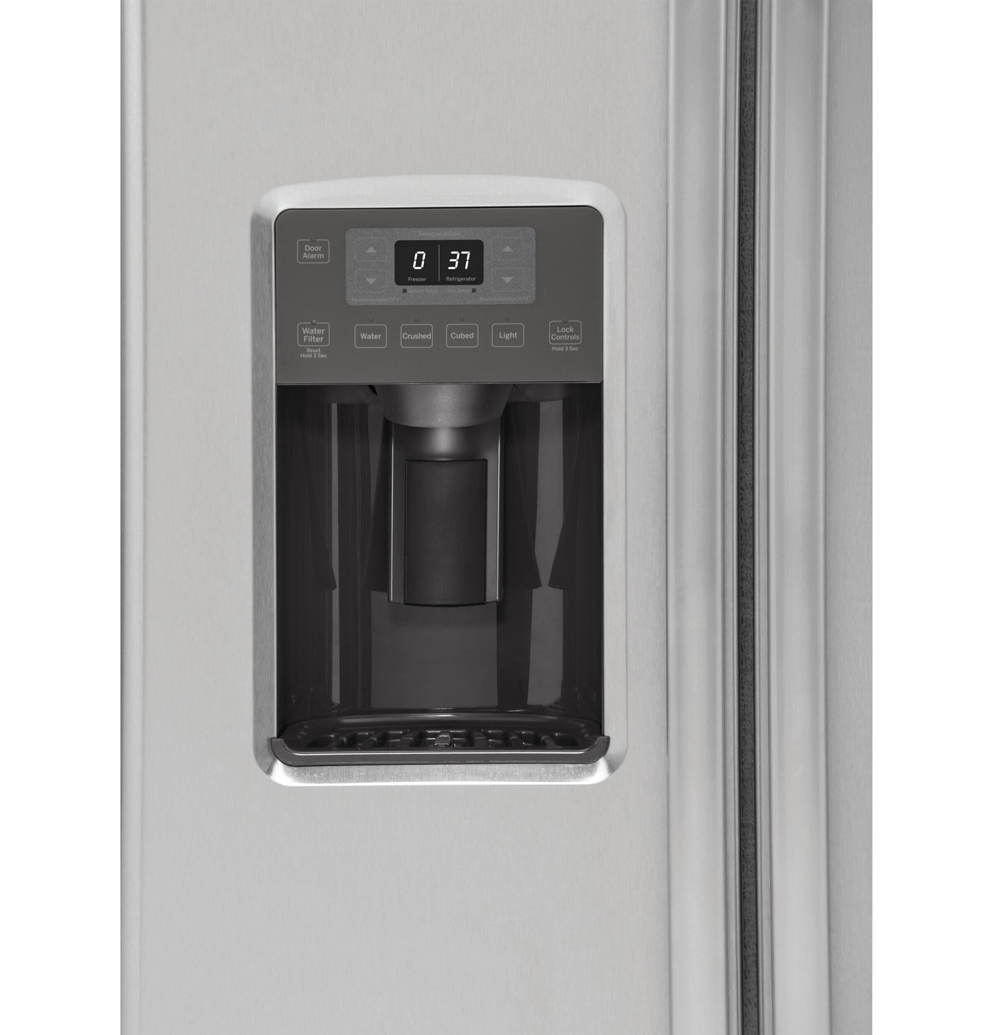GE APPLIANCES GZS22DSJSS GE® 21.9 Cu. Ft. Counter-Depth Side-By-Side Refrigerator - GZS22DSJSS-KT