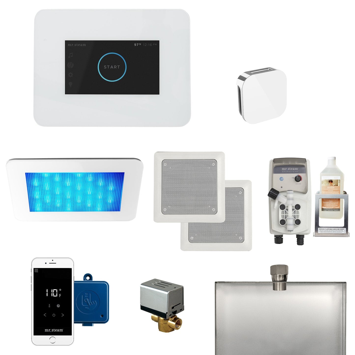 Mr Steam iDream Package White - I3DREAMWH