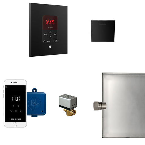 Mr Steam Butler Steam Generator Control Kit / Package - Square - Matte Black - Msbutler1sq-Mb