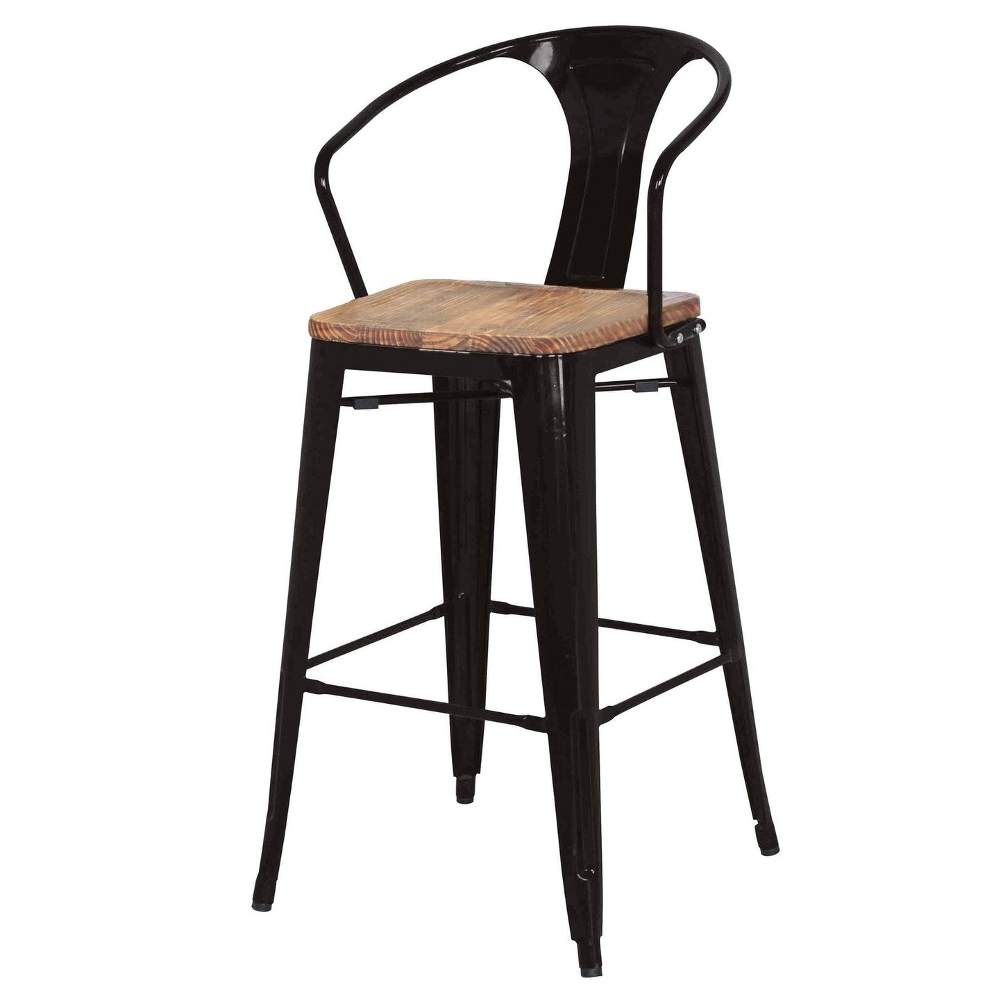 New Pacific Direct Metropolis Metal Bar Stool, (Set of 4) -  938544-B