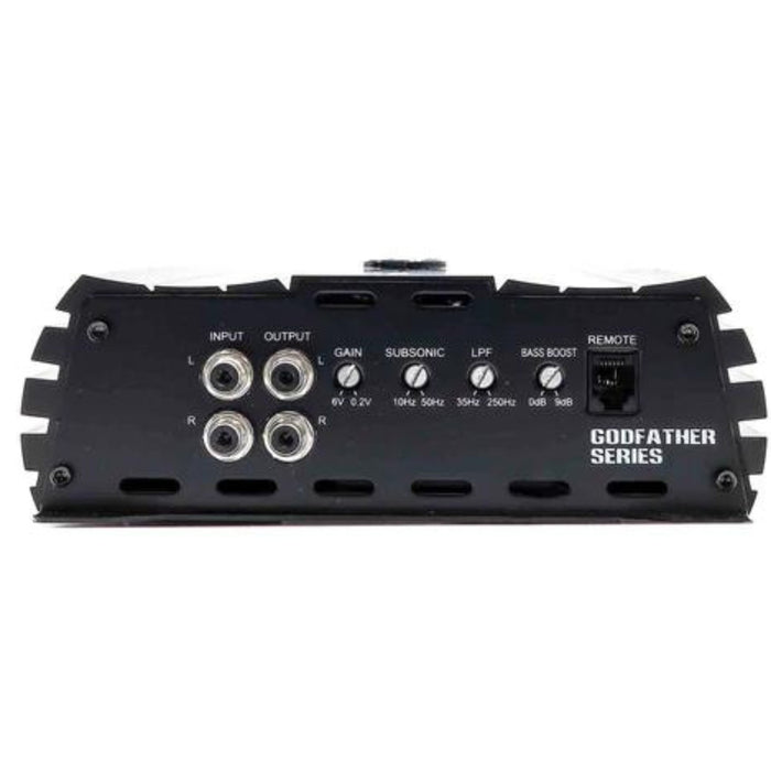 American Bass Godfather-3500.1D Mono Block 1 Channel 3047W 1 Ohm RMS Amplifier - AB-GF-35001D