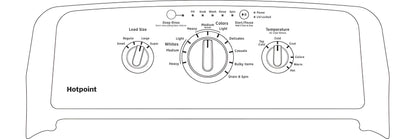 HOTPOINT 3.8 cu. ft. Capacity Washer with Stainless Steel Basket - HTW240ASKWS-KT