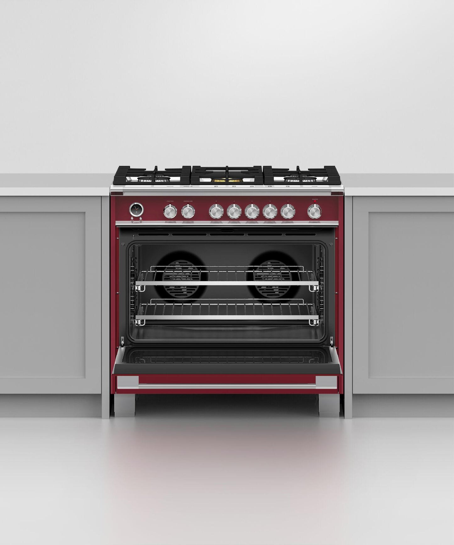 FISHER & PAYKEL OR36SCG6R1 Dual Fuel Range, 36", 5 Burners, Self-cleaning - OR36SCG6R1-KT