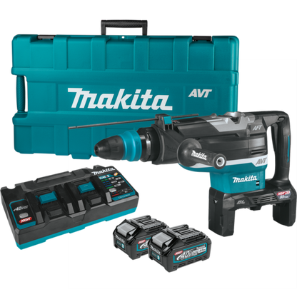 Makita (GRH06PM) 80V Max (40V Max X2) XGT Brushless 2 In. AVT Rotary Hammer Kit, accepts SDS-MAX bits, AFT, AWS Capable - GRH06PM