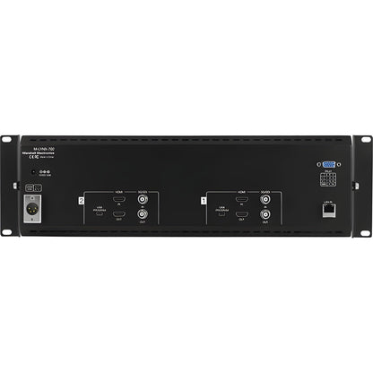 Marshall M-LYNX-702-V3 Dual 7" 3RU 1280x800 LCD Rack Mount Monitor - MLYNX702V3
