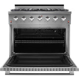 NXR 36 in. 5.5 cu.ft. Pro-Style Natural Gas Range with Convection Oven in Stainless Steel, - SC3611