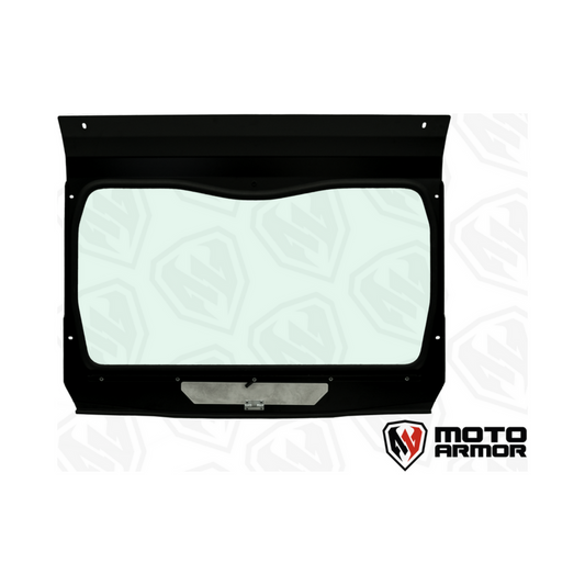 Moto Armor Can Am Commander / Maverick Full Glass Windshield - MA-COM-WS-GLS-BLK-Y