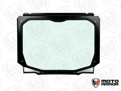 Moto Armor Polaris RZR Pro Max Visibility Full Glass Windshield - MA-RZPRO-MAX-WS-GLS-BLK-Y