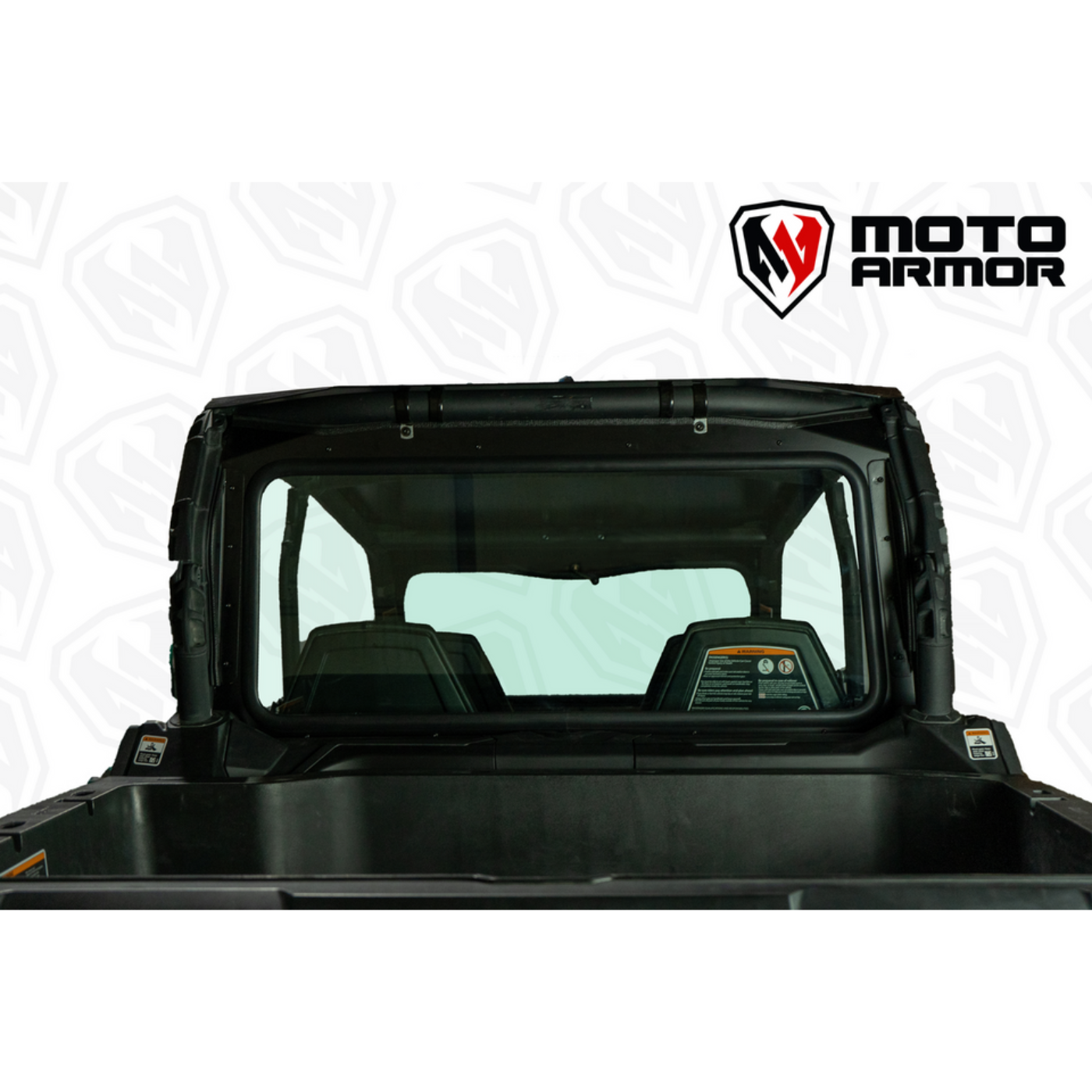 Moto Armor Can Am Commander / Maverick Rear Glass Windshield - MA-COM-RR-GLS