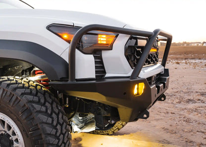 Backwoods Adventure Hi-Lite Overland Toyota Tacoma Front Bumper 4th Gen (2024-2026) [Bull Bar] - BWTT4F-9865