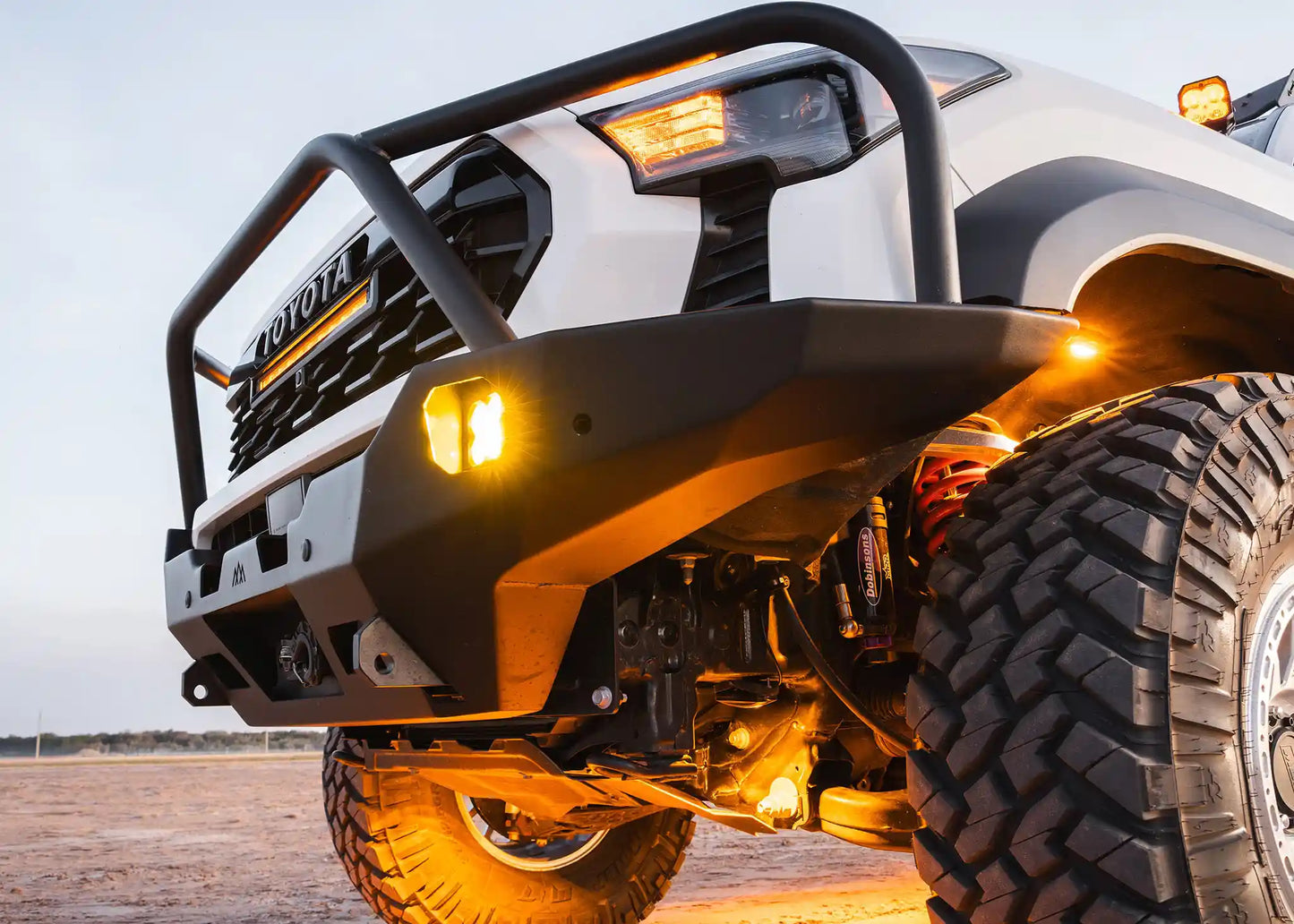 Backwoods Adventure Hi-Lite Overland Toyota Tacoma Front Bumper 4th Gen (2024-2026) [Bull Bar] - BWTT4F-9865