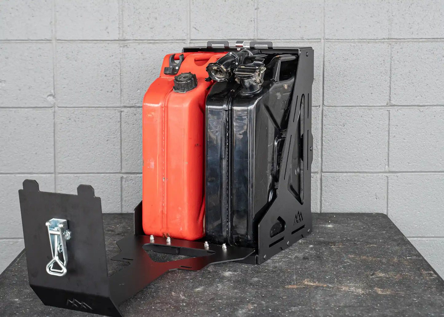 Backwoods Adventure Jerry's Can Holder - Dual Universal Jerry Can Carrier - BWAC-9530