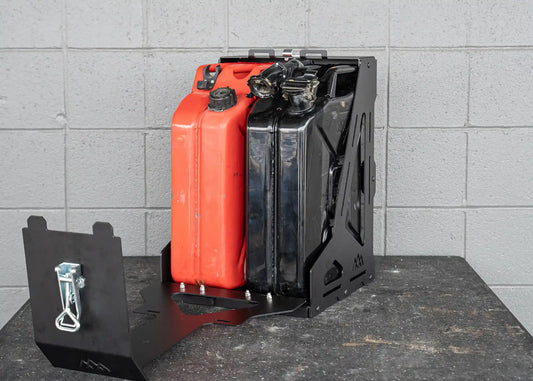 Backwoods Adventure Jerry's Can Holder - Dual Universal Jerry Can Carrier - BWAC-9530