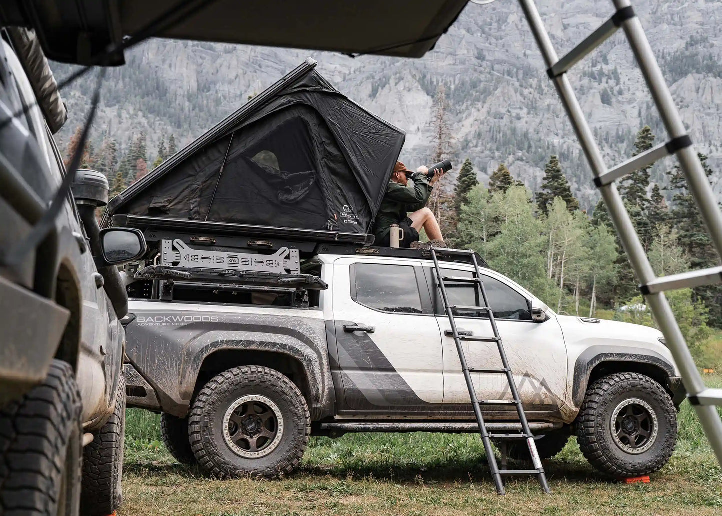 Backwoods Adventure Toyota Tacoma Overland Bed Rack (2005-2026) - BWTT4B-9845