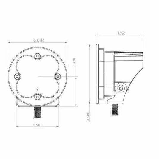 Baja Designs Squadron-R Racer Edition LED Light Pods (Pair) - 737801